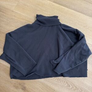 American Eagle Navy Blue Turtleneck Sweatshirt